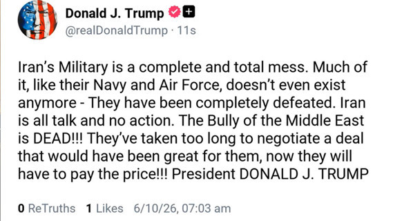 Trump’tan İran’a yeni tehdit: Saldırı emrini her an verebilirim - Resim : 1