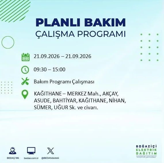 İstanbul'da 17 ilçede elektrikler kesilecek: Saatlerce gelmeyecek - Resim: 13
