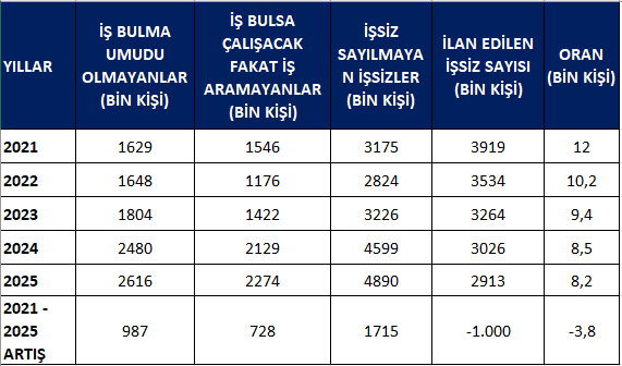 Açıklanan işsizlik oranı Türkiye gerçeklerini ne kadar yansıtıyor? - Resim : 2