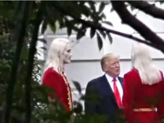 Trump'ın gizemli fotoğrafı sosyal medyayı karıştırdı: Uzaylı iddiaları gündem oldu - Resim : 3