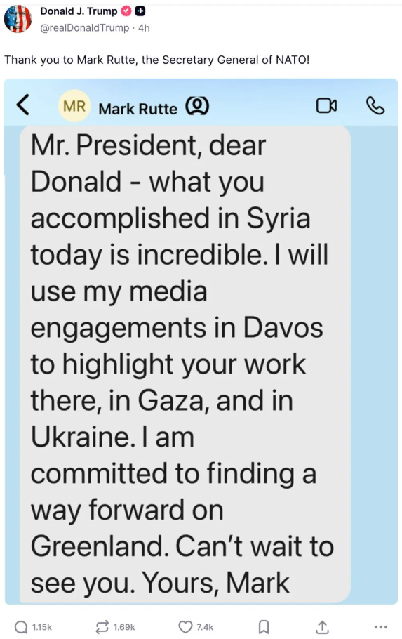 Trump’ın mesaj ifşaları devam ediyor: Sıradaki isim NATO Genel Sekreteri - Resim : 1