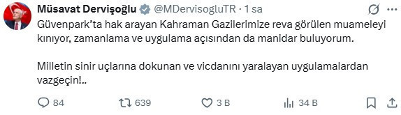 Gazilere polis müdehalesi: Liderlerden tepki gecikmedi - Resim : 6