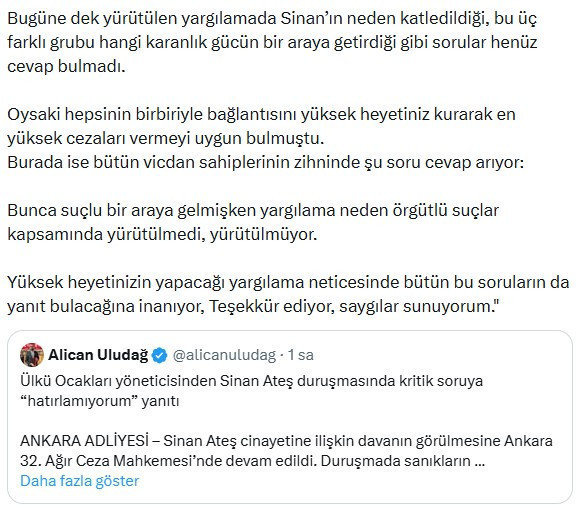Sinan Ateş davası: Ayşe Ateş mahkemede isyan etti - Resim : 3