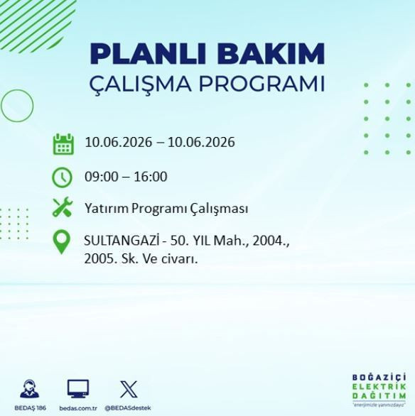 İstanbul’da karanlık saatler: Hangi ilçelerde elektrik kesintisi olacak? - Resim: 3