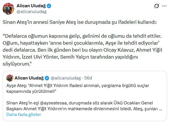 Sinan Ateş davası: Ayşe Ateş mahkemede isyan etti - Resim : 4