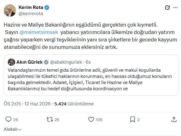 Kerim Rota’dan Mehmet Şimşek’e tavsiye: Yatırımcıya kayyum gerçeğini de söyleyin - Resim : 1