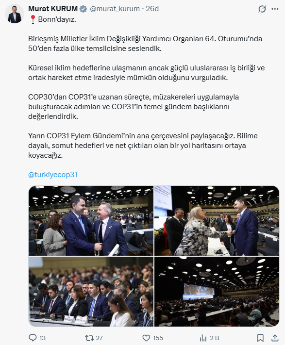 Bakan Murat Kurum Bonn'da - Resim : 3