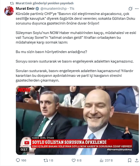 S&uuml;leyman Soylu G&uuml;listan Doku'nun adını duyunca &ccedil;ok sinirlendi - Resim : 1