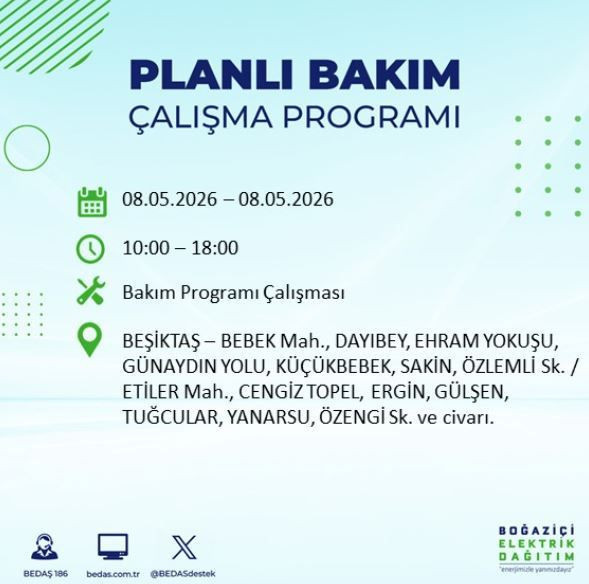 İstanbul'da karanlık cuma: Hangi ilçelerde elektrik kesintisi olacak? - Resim: 5