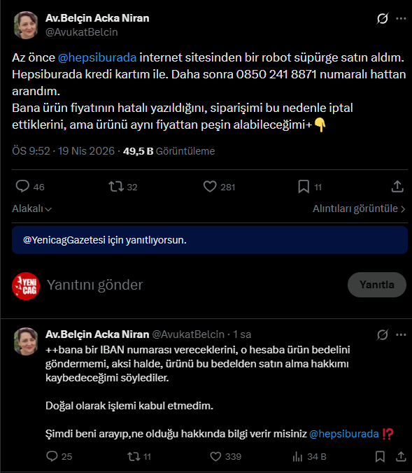 Hepsiburada'da akılalmaz dolandırıcılık girişimi: Bu numaraya dikkat - Resim : 1