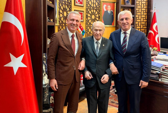 Külliye'den Bahçeli'ye sürpriz ziyaret - Resim : 1