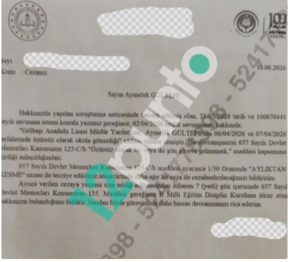 Usulsüzlüğü ortaya çıkaran öğretmene mobbing: Odasına ‘engelli tuvaleti’ tabelası asıldı - Resim : 2