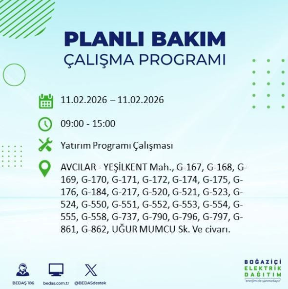 İstanbul’da karanlık günler: 11 Şubat elektrik kesintisi - Resim: 4