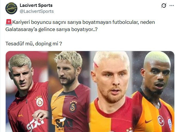Juventus ma&ccedil;ından sonra &lsquo;doping&rsquo; iddiası: Galatasaray&rsquo;daki sarı sa&ccedil;lılar olağan ş&uuml;pheli mi? - Resim : 3