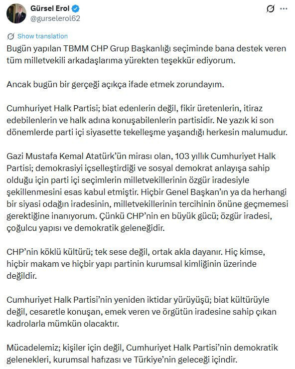 CHP grup başkanı seçimine Kılıçdaroğlu müdahalesi iddiası: 3-4 vekil salonu terk etti - Resim : 3