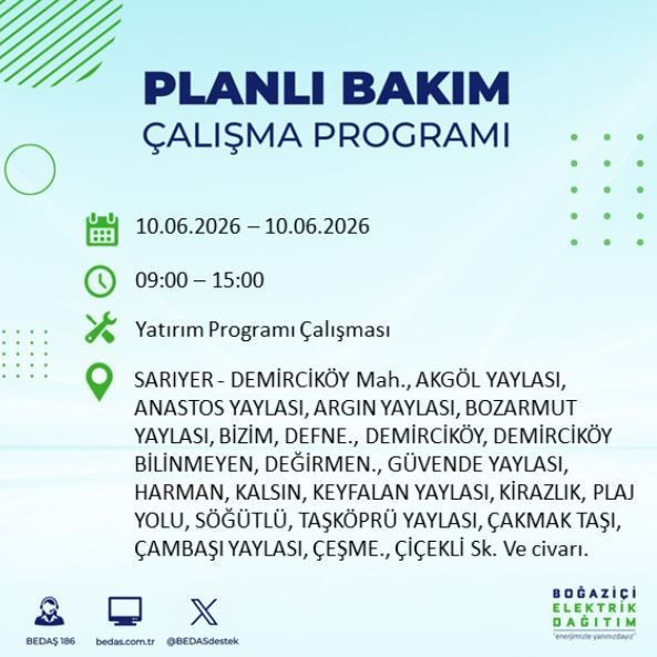İstanbul’da karanlık saatler: Hangi ilçelerde elektrik kesintisi olacak? - Resim: 5