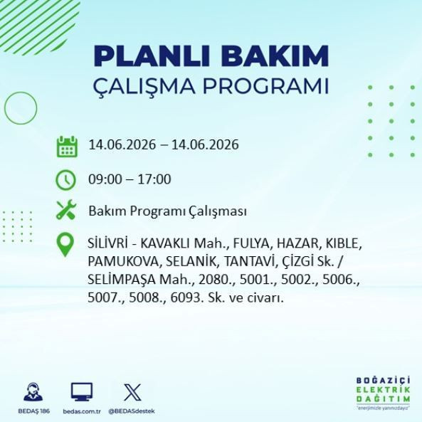 Saatlerce elektrik olmayacak: İstanbul'da yaşayanlar dikkat - Resim: 3