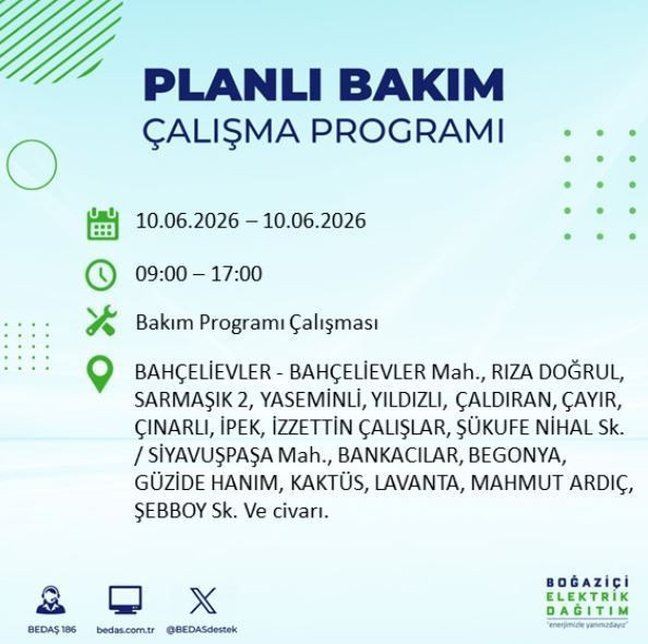 İstanbul’da karanlık saatler: Hangi ilçelerde elektrik kesintisi olacak? - Resim: 20