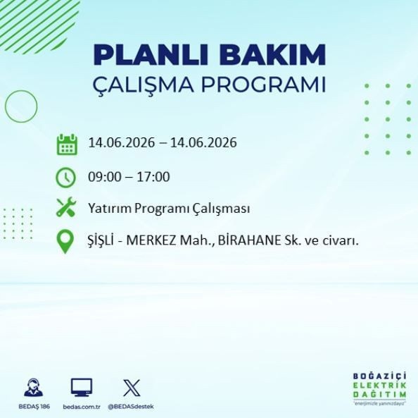 Saatlerce elektrik olmayacak: İstanbul'da yaşayanlar dikkat - Resim: 2