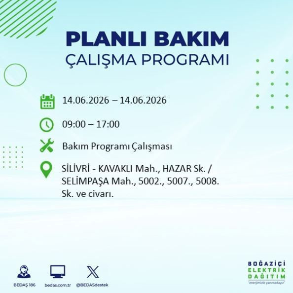 Saatlerce elektrik olmayacak: İstanbul'da yaşayanlar dikkat - Resim: 4