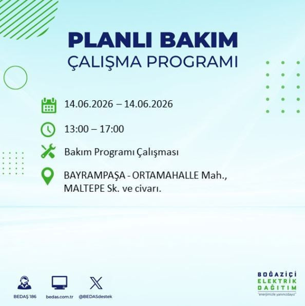 Saatlerce elektrik olmayacak: İstanbul'da yaşayanlar dikkat - Resim: 12