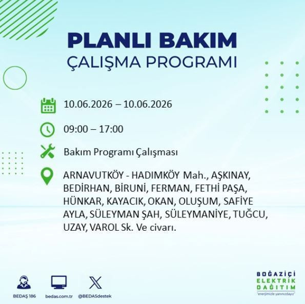 İstanbul’da karanlık saatler: Hangi ilçelerde elektrik kesintisi olacak? - Resim: 23