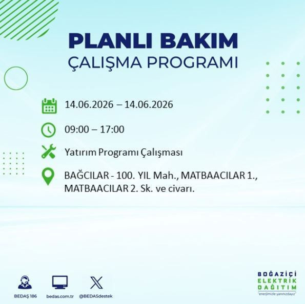 Saatlerce elektrik olmayacak: İstanbul'da yaşayanlar dikkat - Resim: 15