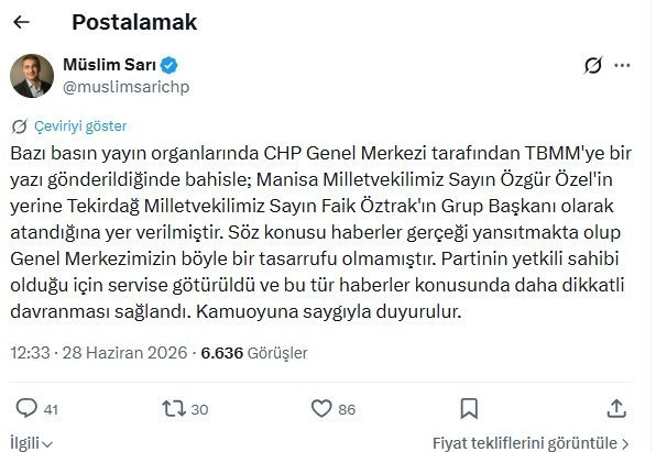 CHP'den atama iddialarına yanıt - Resim : 1