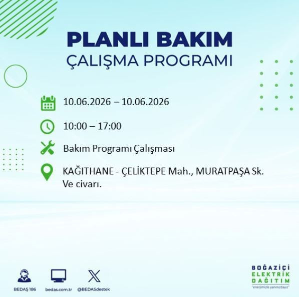İstanbul’da karanlık saatler: Hangi ilçelerde elektrik kesintisi olacak? - Resim: 7
