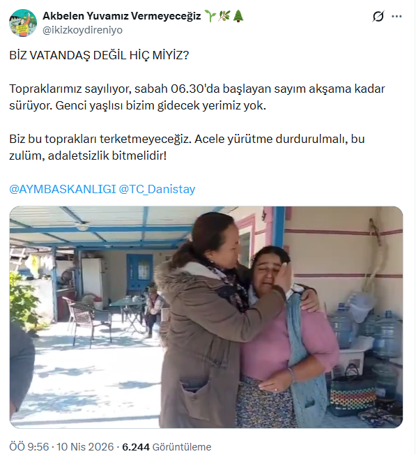 Direnişlerini sürdüren Akbelen köylüleri: Biz vatandaş değil miyiz? - Resim : 1