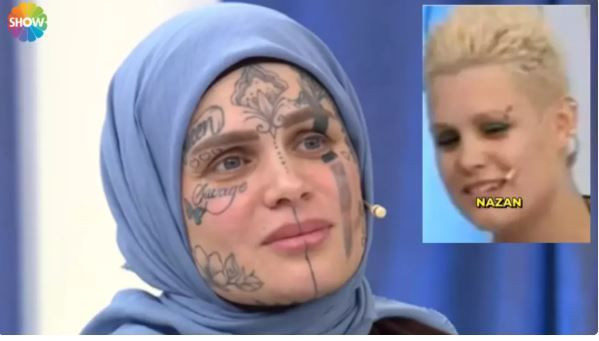 Dövmeleriyle hem Türkiye’nin hem de dünya gündemindeydi: Nazan Ünal’ın başörtüsüz hali ortaya çıktı - Resim: 8