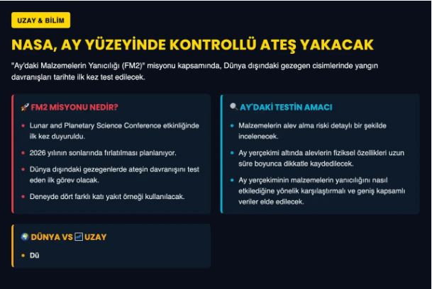 NASA’dan tarihi deney: Ay’da ateş yakılacak - Resim : 2