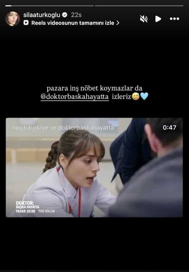 Doktor Başka Hayatta’nın Elif’i Sıla Türkoğlu'nun paylaşımı güldürdü: Komik nöbet mesajı - Resim: 15