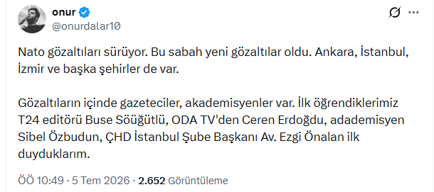 NATO Zirvesi öncesi şafak baskını: Çok sayıda kişi gözaltına alındı - Resim : 2