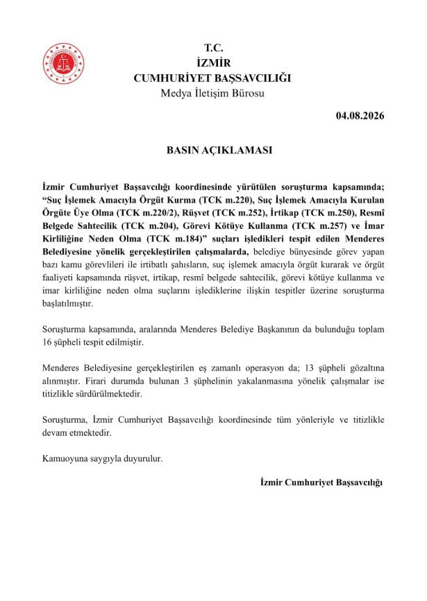 İzmir Menderes Belediyesi'ne operasyon: Başkan İlkay Çiçek dahil 21 kişi gözaltında - Resim : 3