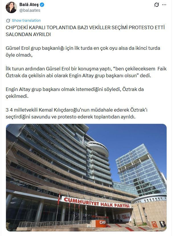 CHP grup başkanı seçimine Kılıçdaroğlu müdahalesi iddiası: 3-4 vekil salonu terk etti - Resim : 2