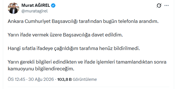 Murat Ağırel Melih Gökçek soruşturmasında ifadeye çağrıldı - Resim : 1