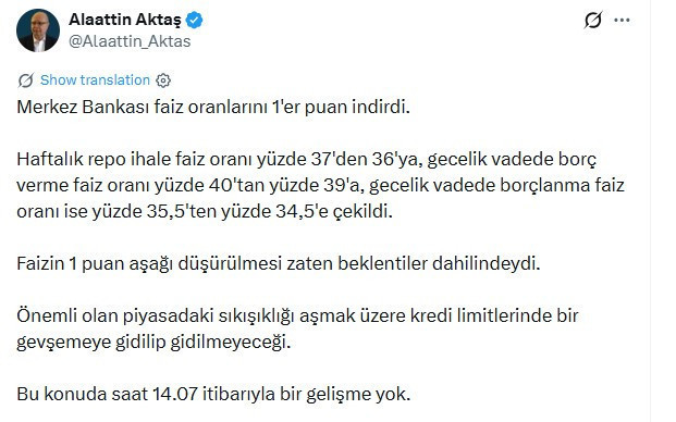 Ekonomistler 9 ay sonra gelen faiz indirimini değerlendirdi: Beklenti üstü bir indirim mümkün - Resim : 2