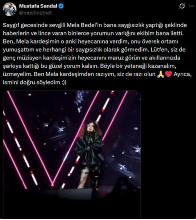 Saygı gecesinde gergin anlar: Mustafa Sandal sessizliğini bozdu - Resim: 4