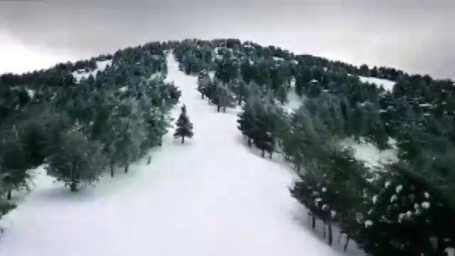 Muğla'nın o ilçesi beyaza büründü... Kar drone ile havadan böyle görüntülendi - Resim: 2