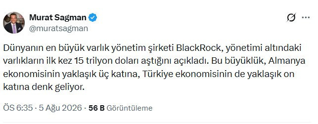 Dünyanın en büyük şirketi BlackRock'tan rekor büyüme: Erdoğan ile görüşmesi gündem olmuştu - Resim : 1
