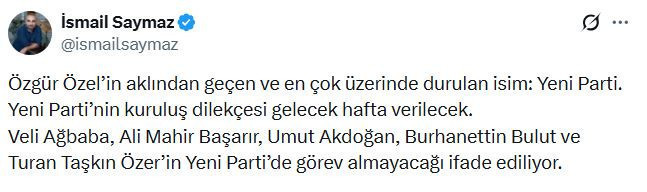 Yeni partide 5 önemli isim yer almayacak iddiası: Nedeni fezlekeler mi? - Resim : 1