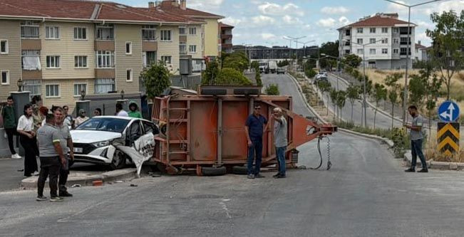 İlk derste facianın eşiğinden dönüldü: Eskişehir’de 2,7 tonluk römork kazası - Resim: 7