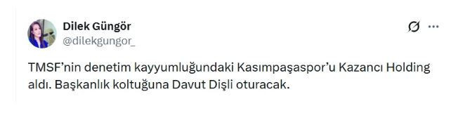 Kasımpaşa kulübü satıldı: Yeni sahibi Kazancı Holding oldu - Resim : 1