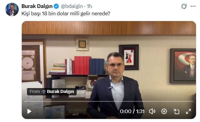 İYİ Partili isimden iktidara dikkat çeken soru: Kişi başı 18 bin dolar milli gelir nerede? - Resim : 1