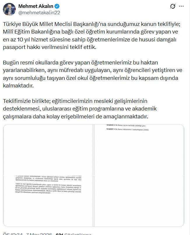 Bir meslek grubuna daha yeşil pasaport hakkı gündemde - Resim : 1