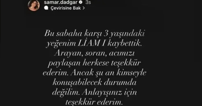 Özcan Deniz'in eşi Samar Dadgar acı haberi duyurdu: Kaybettik - Resim : 1