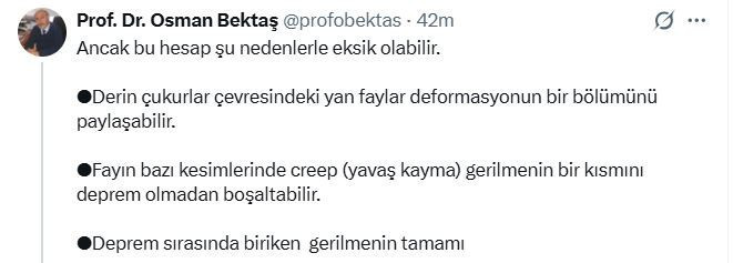 Osman Bektaş’tan İstanbul depremi için çok konuşulacak tespit: Hesap yanıltıcı olabilir - Resim : 2