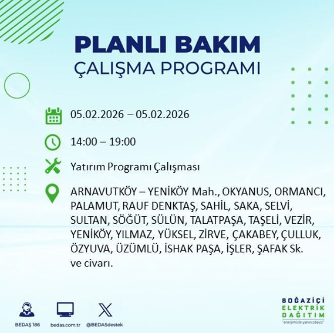 BEDAŞ duyurdu: İstanbul’un bu ilçeleri elektriksiz kalacak - Resim: 15