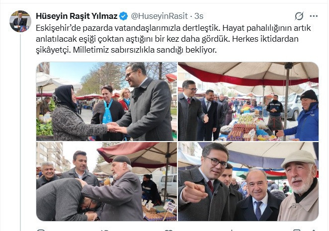 İYİ Partili Yılmaz'dan pazar yorumu: “Hayat pahalılığı anlatılacak eşiği geçti” - Resim : 1